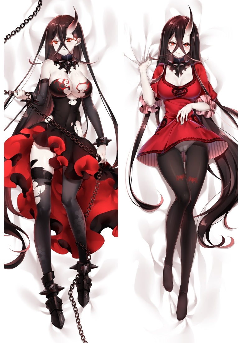 Kantai Collection Water Demon Anime Dakimakura Pillow Cover image 0