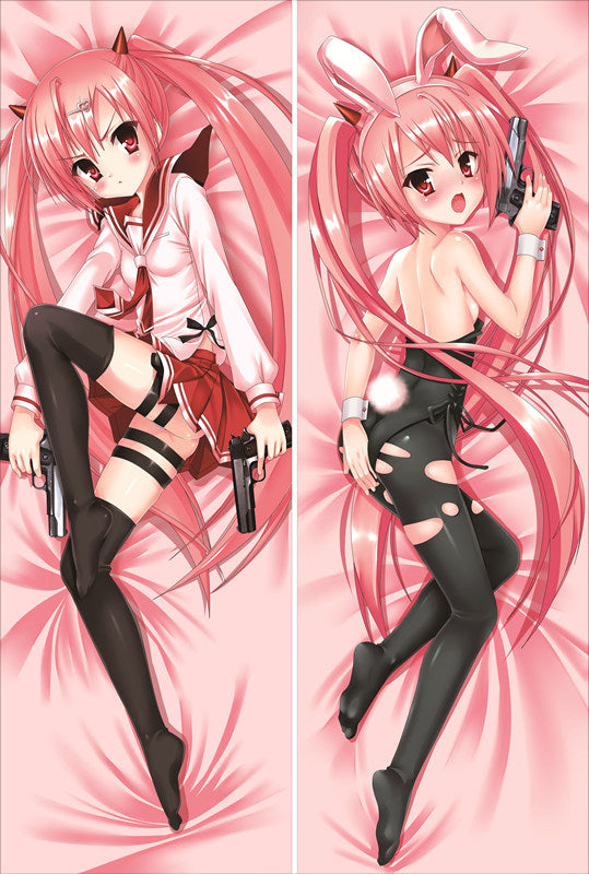 Aria the Scarlet Ammo Aria H. Kanzaki Anime Dakimakura Waifu Pillow Case image 0