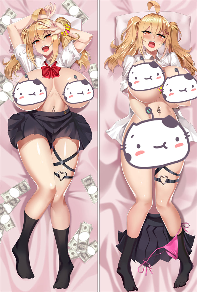 Virtual Youtuber Kirome Anime Dakimakura Body Pillow Cover image 0
