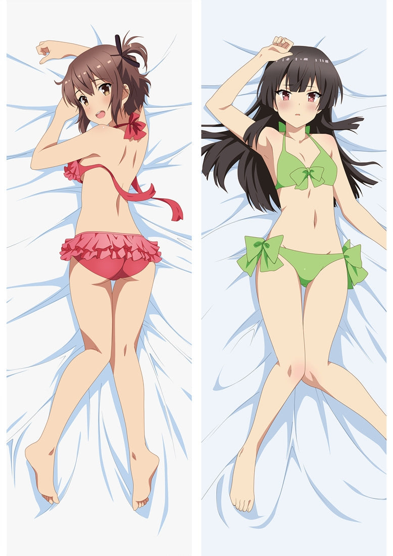 Katana Maidens ~ Toji No Miko EtÅ Kanami&amp;JÅ«jÅ Hiyori Anime Dakimakura Pillow Cover 88042 image 0