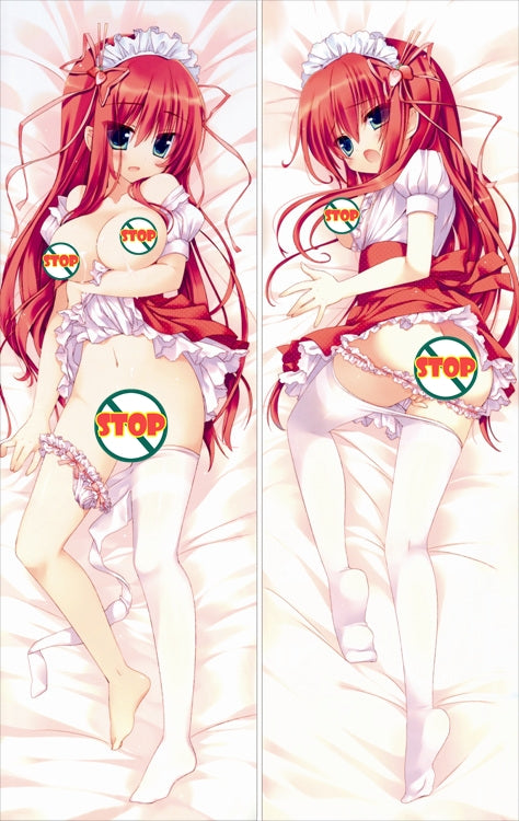 Green Strawberry Kotori Nagaoka Anime Dakimakura Japanese Pillow Cover image 0