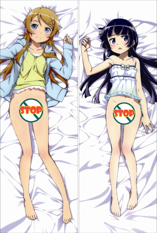 Oreimo Kirino Kousaka + Ruri Goko Anime Dakimakura Pillow Cover image 0