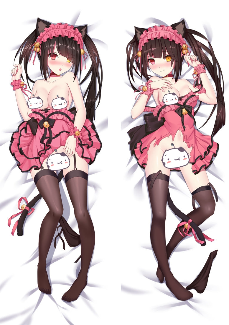 Date A Live Nightmare Tokisaki Kurumi Anime Dakimakura Pillow Cover image 0