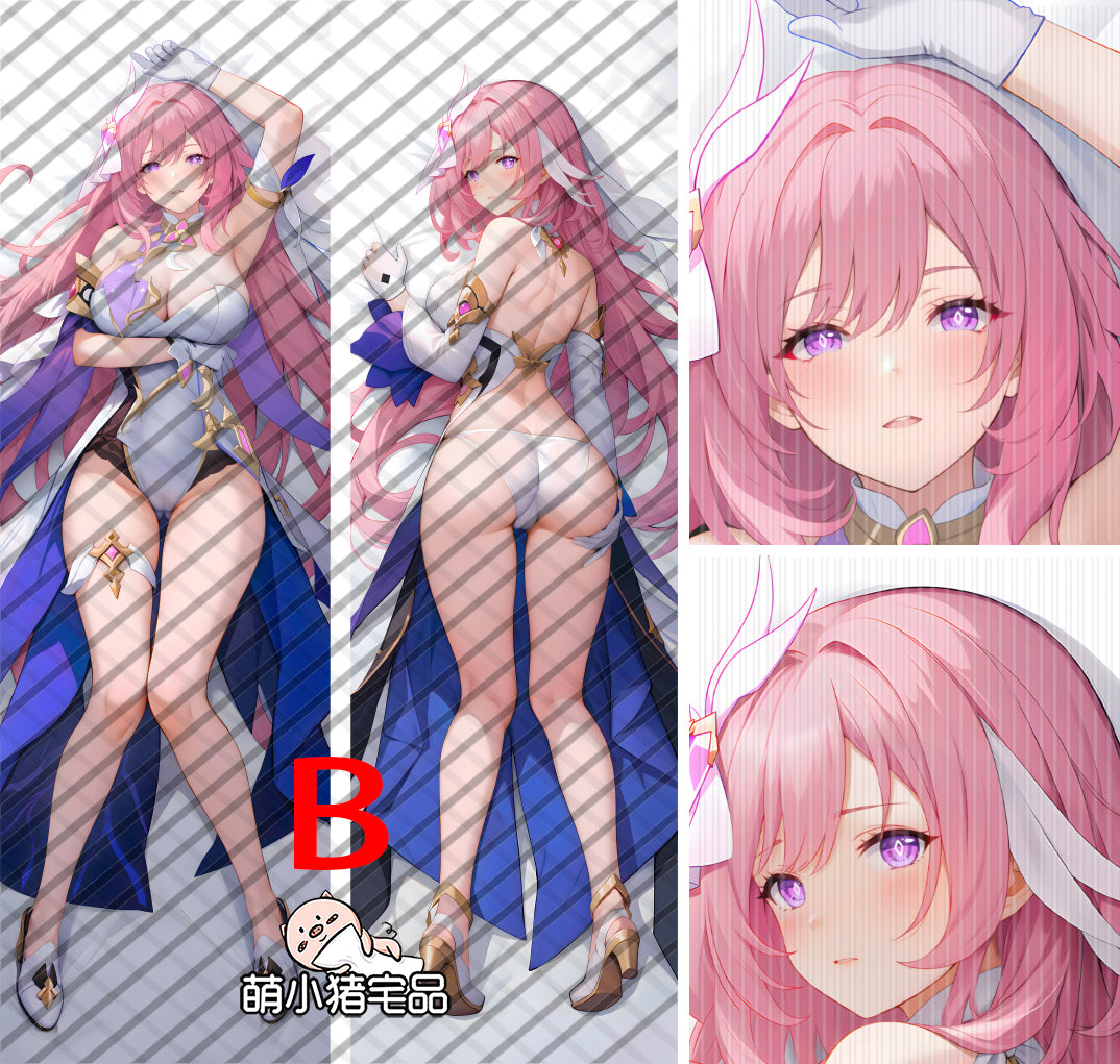 Honkai Impact 3rd Elysia Anime Dakimakura Girl Pillow Cover image 0