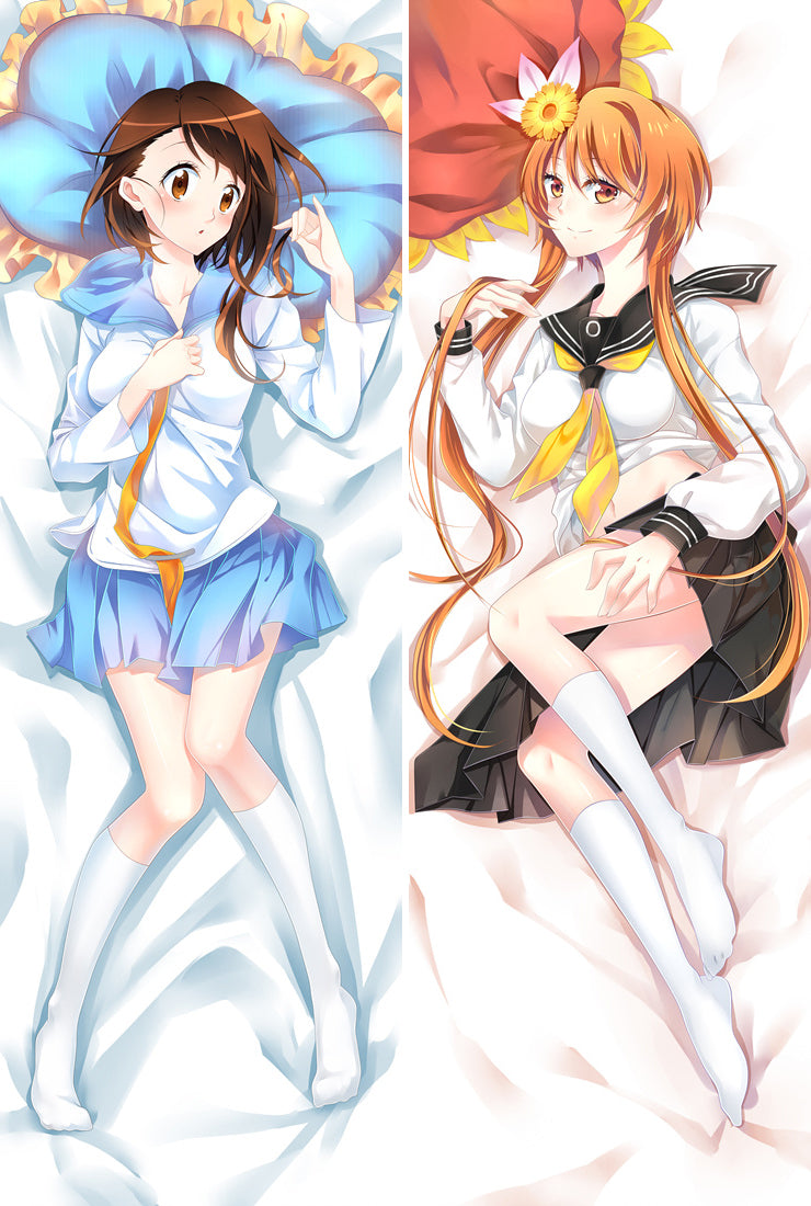 Nisekoi False Love Kosaki Onodera Marika Tachibana Anime Dakimakura Pillow Case image 0