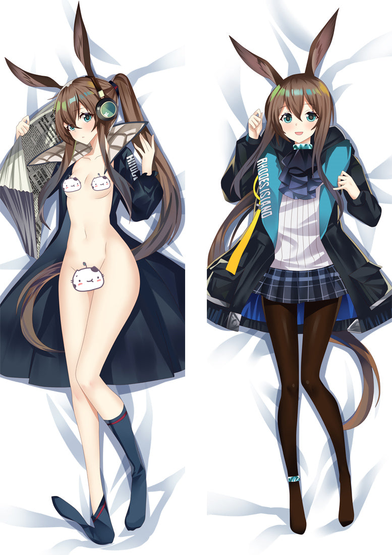 Arknights AMIYA Anime Dakimakura Pillow Cover image 0