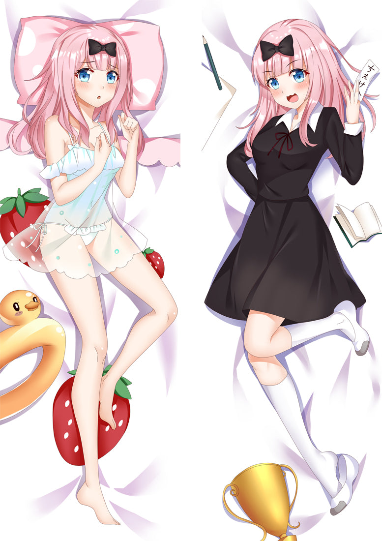 Kaguya-sama: Love Is War Chika Fujiwara Anime Dakimakura Body Pillow Cover image 0