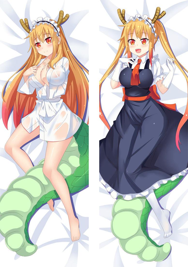 Miss Kobayashi's Dragon Maid Tohru Anime Dakimakura Body Pillow Cover image 0