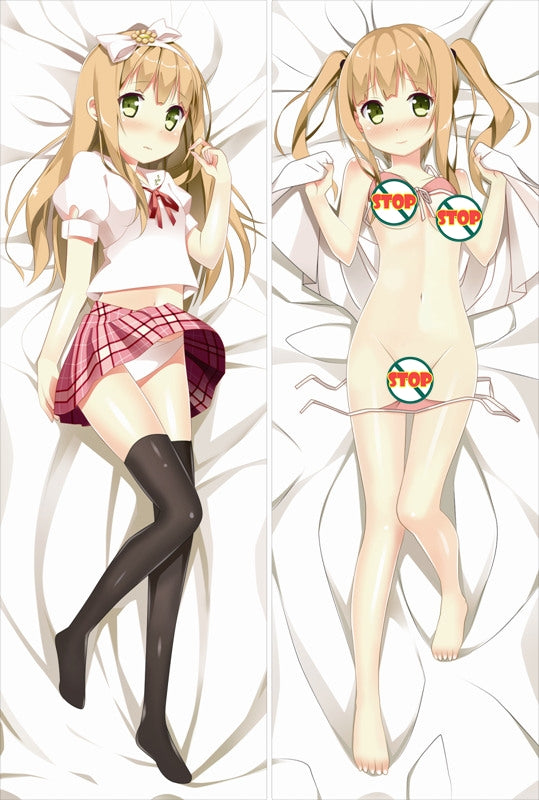 The 'Hentai' Prince and the Stony Cat Azusa Azuki Anime Dakimakura Pillow Cover image 0