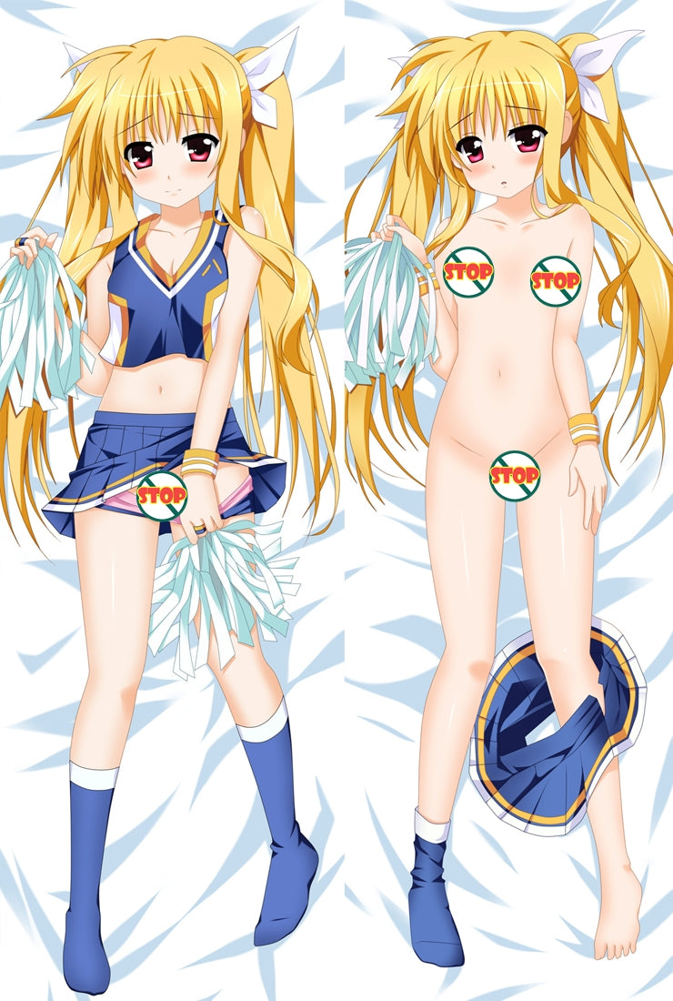 Magical Girl Lyrical Nanoha A's Yuri Eberwein Anime Dakimakura Hugging Pillow Cover image 0