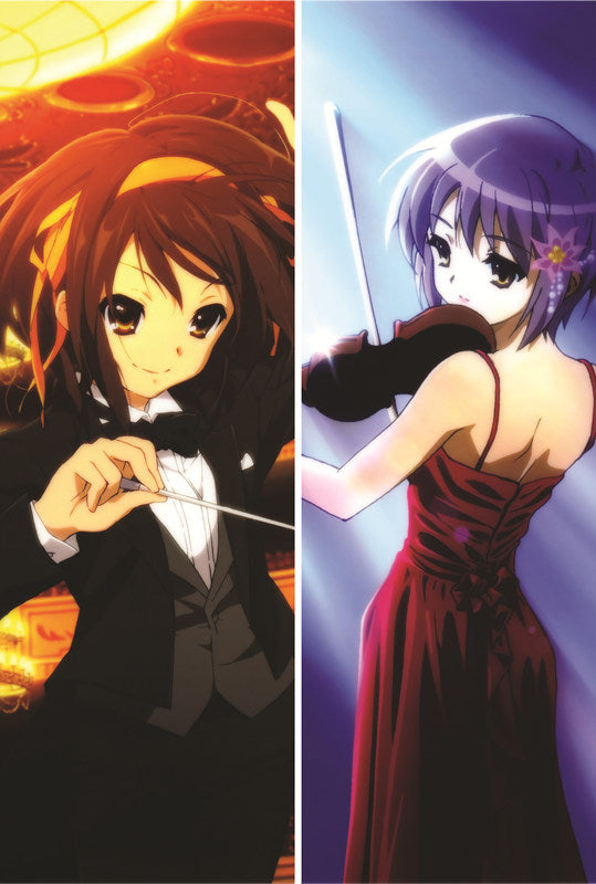 Haruhi Suzumiya Anime Dakimakura Waifu Pillow Case image 0