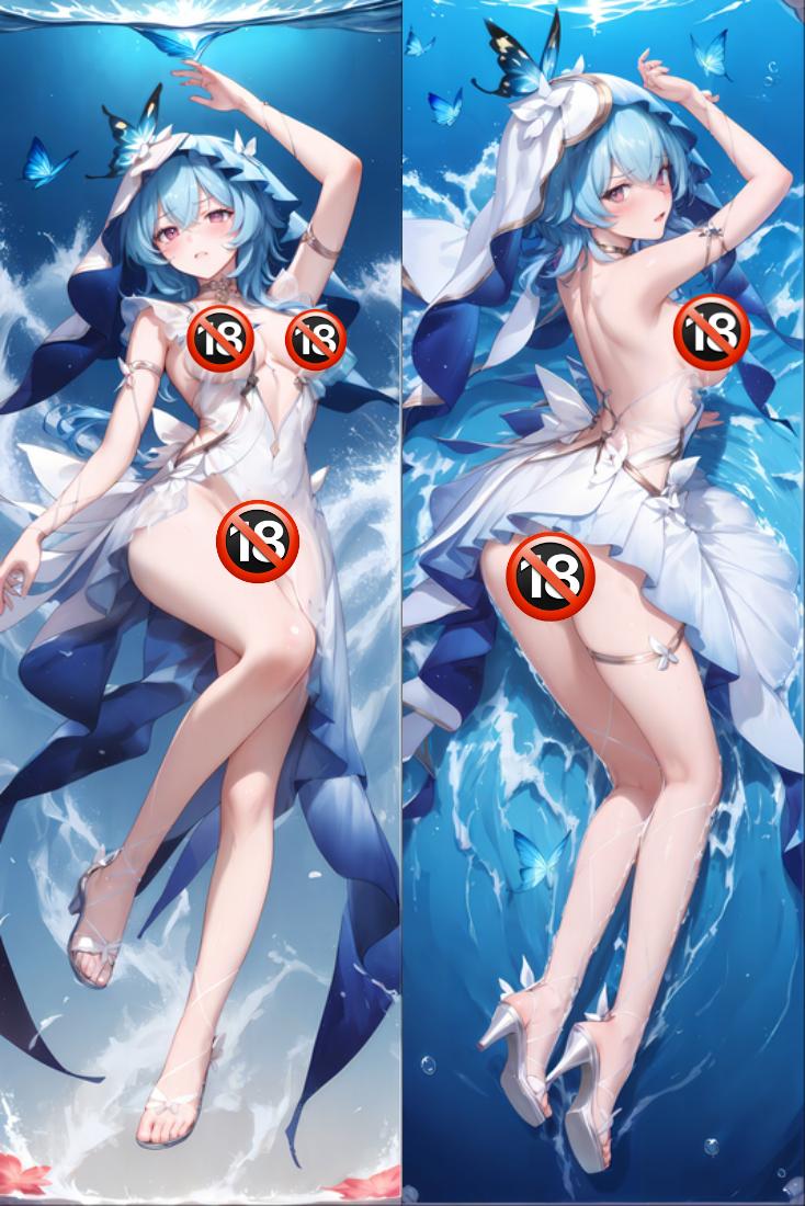 Wuthering Waves The Shorekeeper Anime Dakimakura Sexy Body Pillow Cover image 0