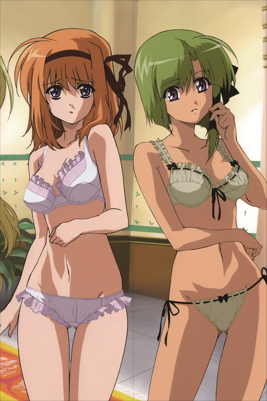 Shuffle! Asa Shigure + Kaede Fuyou Anime Dakimakura Body Pillow Cover image 0