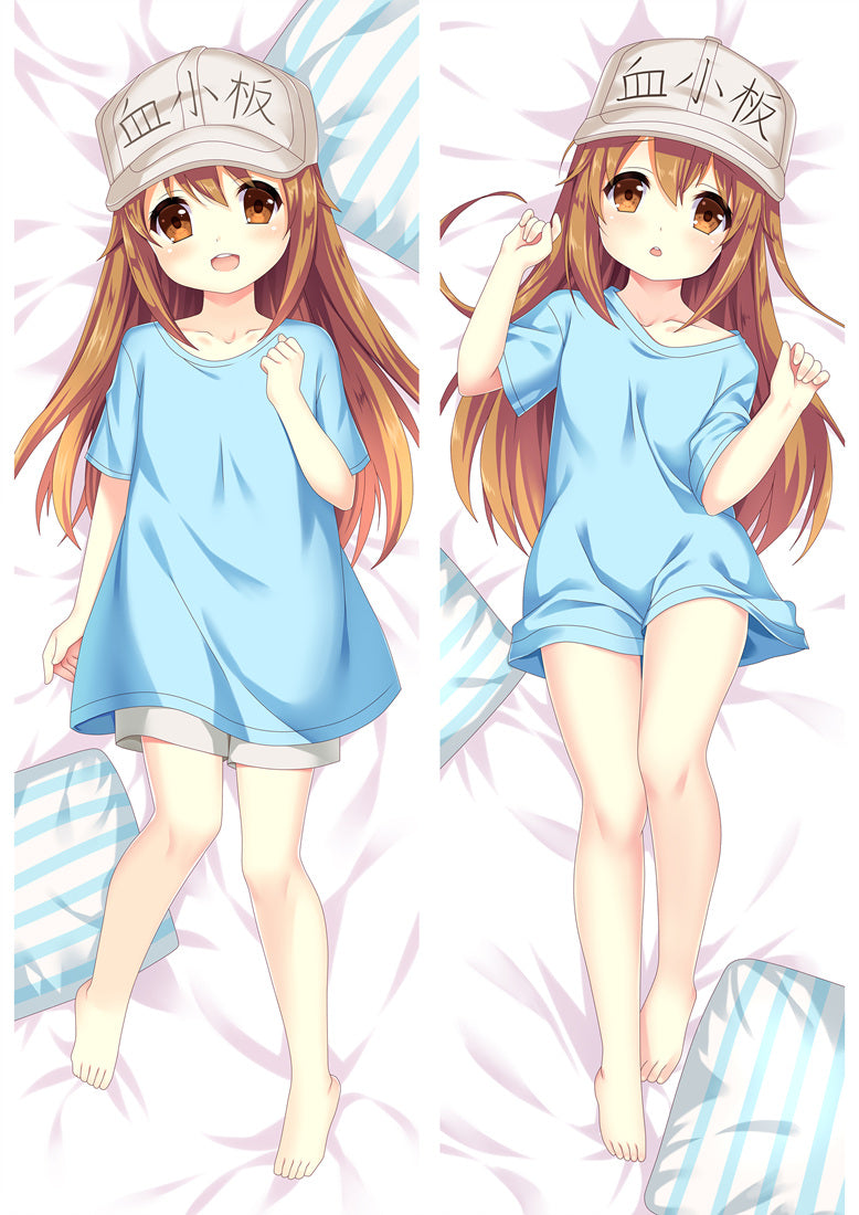 Cells at Work! Platelet Anime Dakimakura Pillow Cover image 0