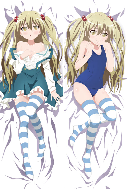 Inou-Battle wa Nichijou-kei no Naka de Chifuyu Himeki Anime Dakimakura Japanese Pillow Cover image 0