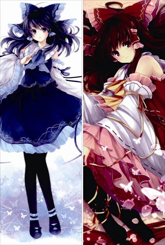 TouHou ProjectReimu Hakurei Anime Dakimakura Waifu Pillow Case image 0