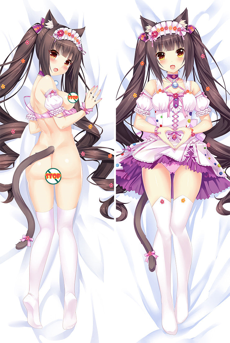 Nekopara Chocola Anime Dakimakura Pillow Case image 0