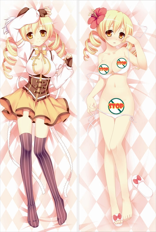 Puella Magi Madoka Magica Mami Tomoe Anime Dakimakura Body Pillow Cover image 0
