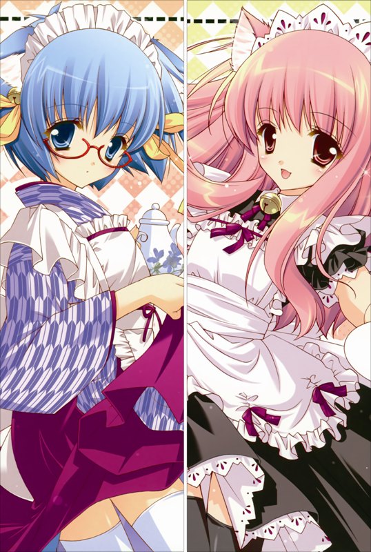 The Familiar of Zero Louise Francoise le Blanc de la Valliere + Tabitha o Tabasa Anime Dakimakura Body Pillow Cover image 0