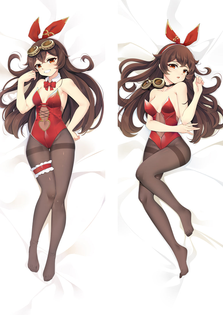 Genshin Impact Amber Anime Dakimakura Body Pillow Cover image 0