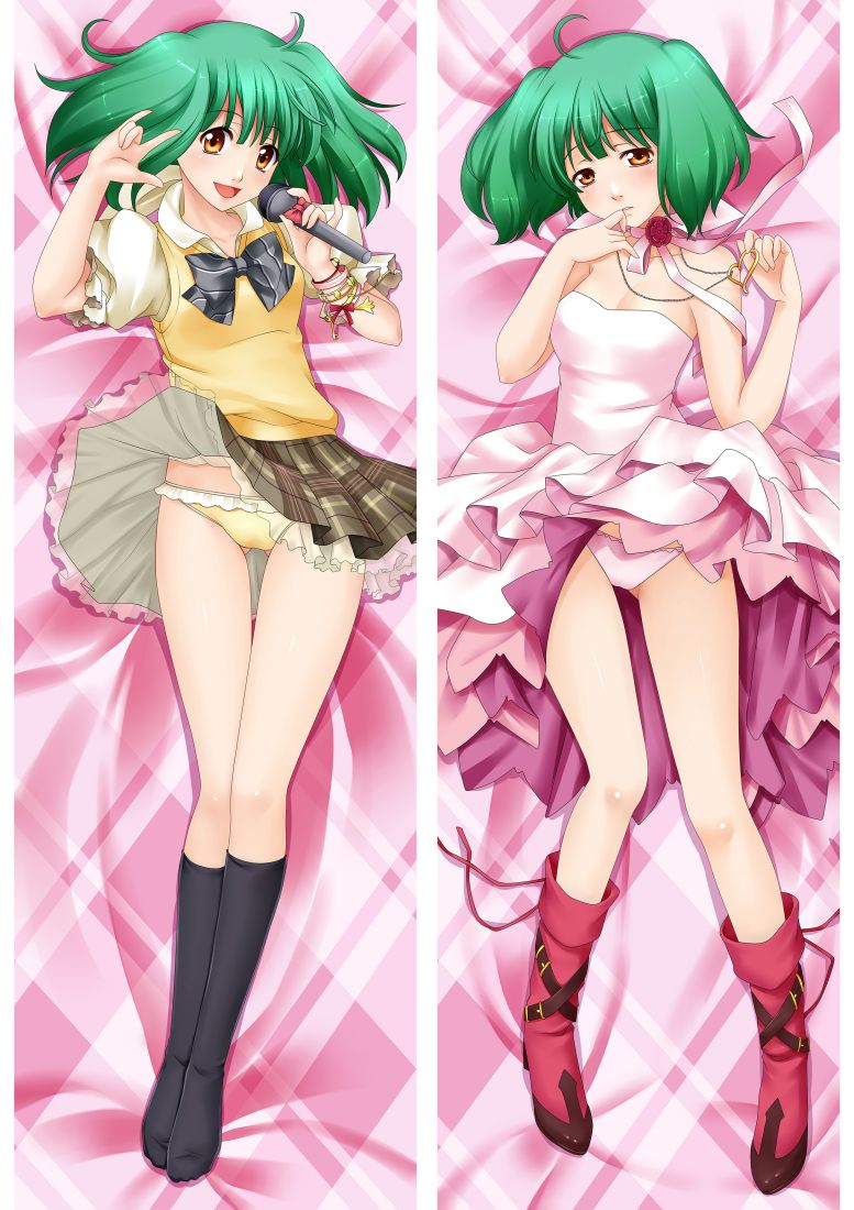 Macross Frontier Ranka Lee Anime Dakimakura Pillow Cover image 0