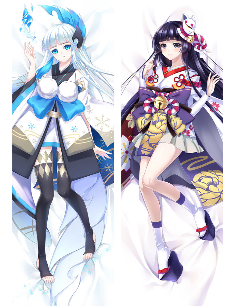 Onmyouji Yuki Onna Anime Dakimakura Pillow Cover image 0