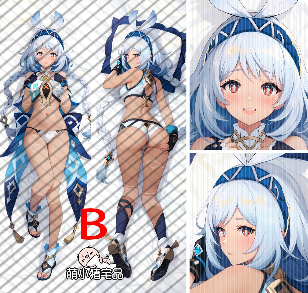 Genshin Impact Mualan Anime Dakimakura Pillow Cover image 0