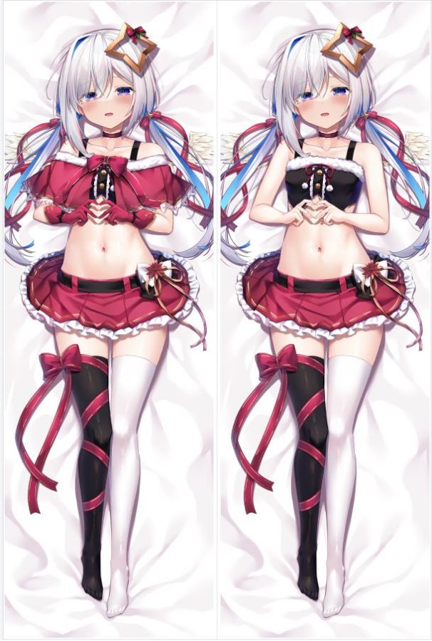 Virtual Youtuber Amane Kanata Anime Dakimakura Girl Body Pillow Cover image 0
