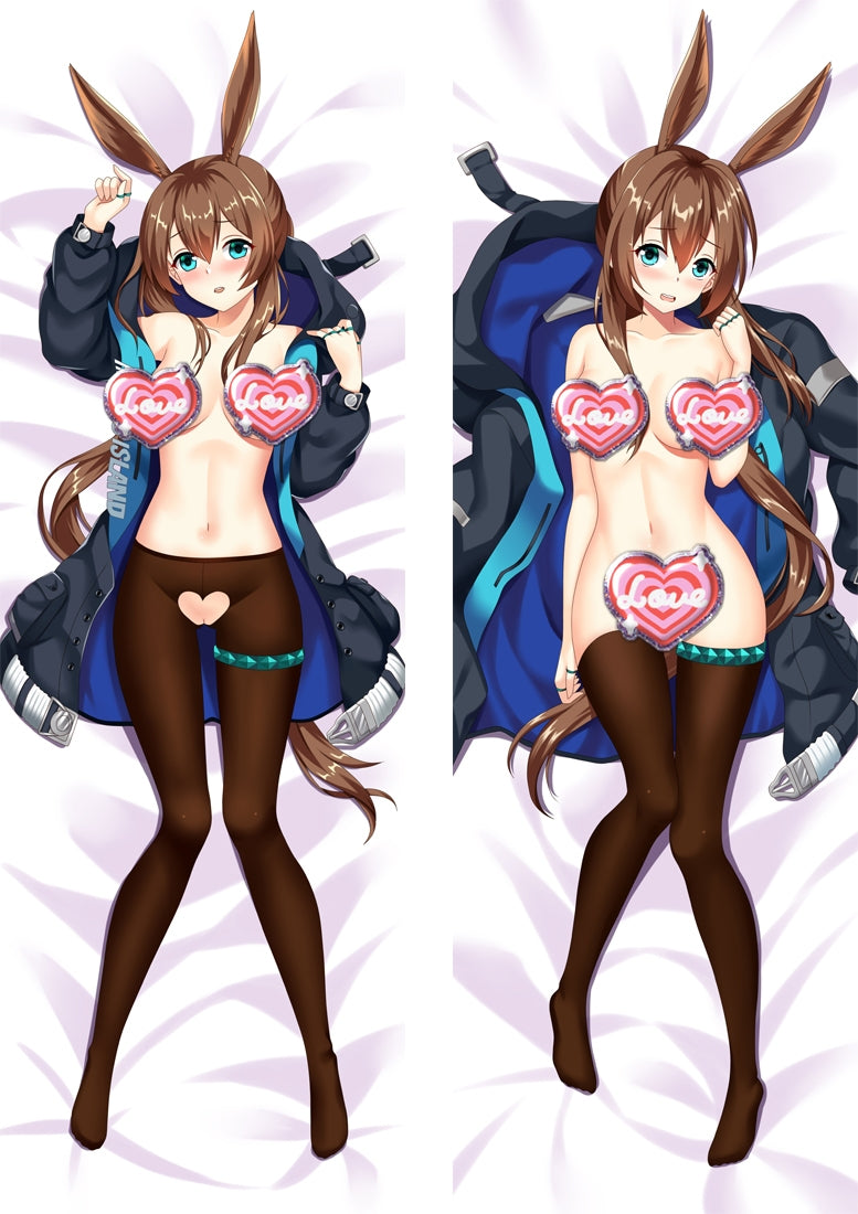 Arknights AMIYA Nude Dakimakura Pillow Cover image 0