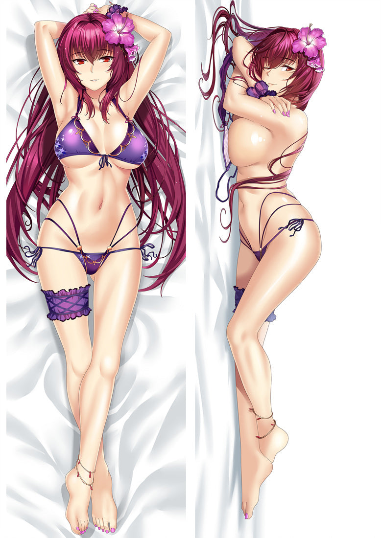Fate Grand Order Lancer Anime Dakimakura Pillow Cover image 0