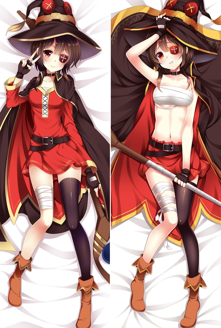 KonoSuba God's Blessing on This Wonderful World! Megumin Anime Dakimakura Pillow Cover image 0