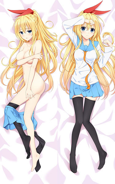 Nisekoi False Love Chitoge Kirisaki Anime Dakimakura Pillow Cover image 0
