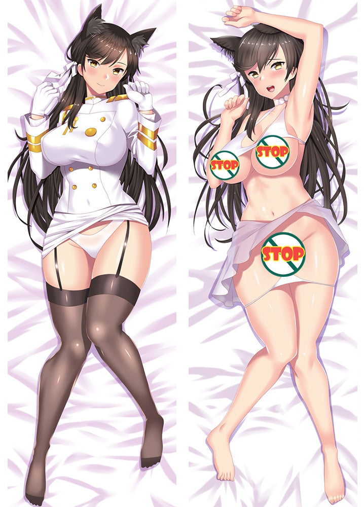 Azur Lane Atago Anime Dakimakura Pillow Case image 0