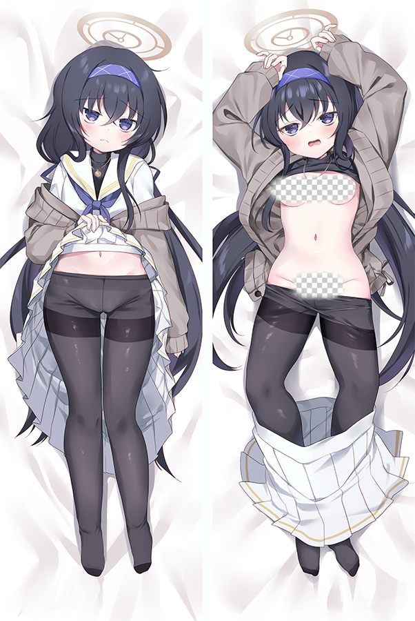 Blue Archive Kozeki Ui Anime Dakimakura Body Pillow Cover image 0
