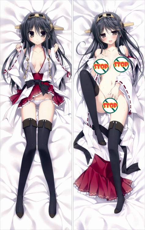 Kantai Collection Battleship Kongou Anime Dakimakura Body Pillow Cover image 0