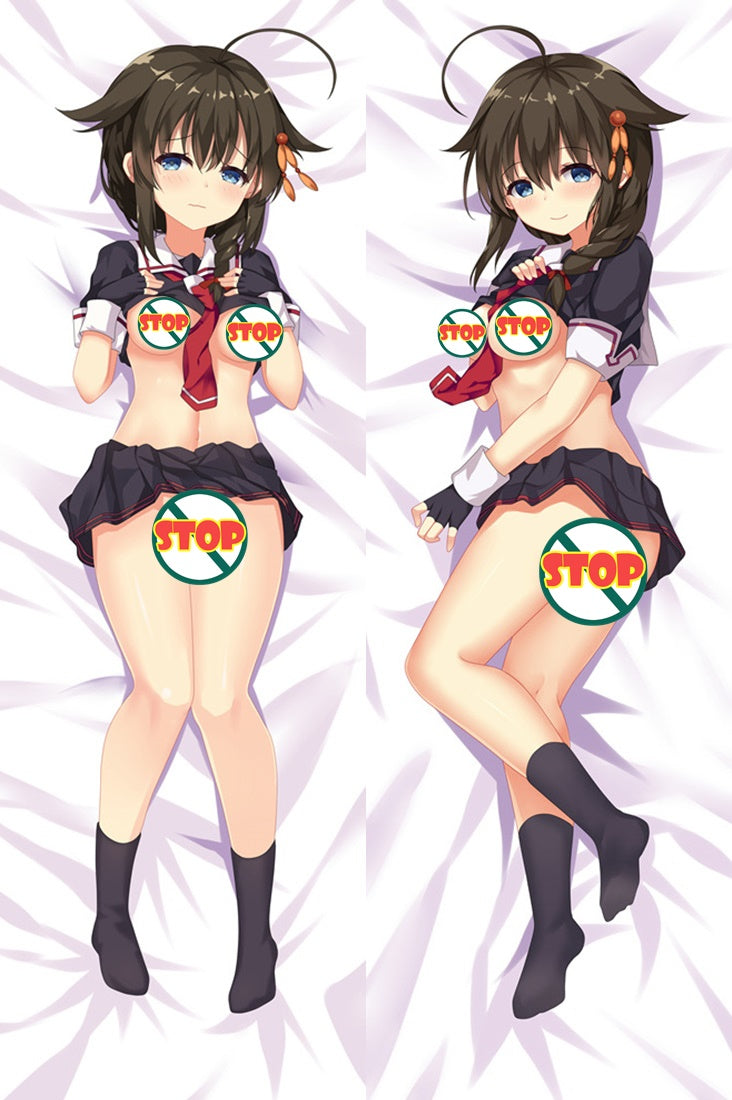 Kantai Collection Shigure Anime Dakimakura Pillow Cover image 0