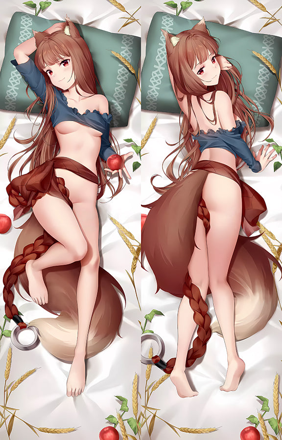 Spice and Wolf Holo Anime Dakimakura Body Pillow Cover image 0