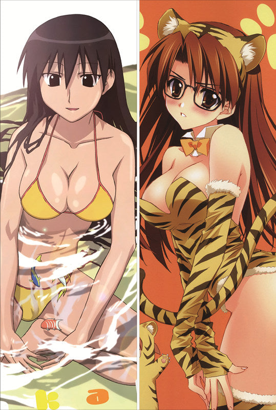 Azumanga Daioh Sakaki Anime Dakimakura Japanese Pillow Cover image 0
