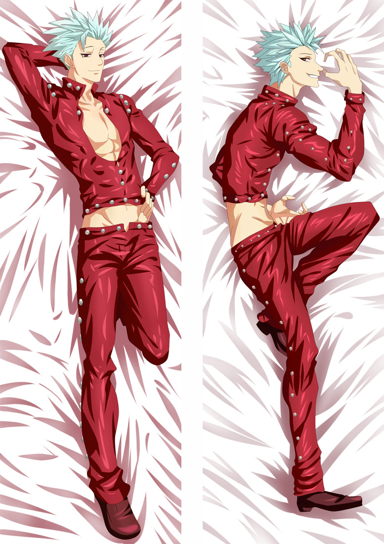 The Seven Deadly Sins Anime Dakimakura Pillow Cover image 0