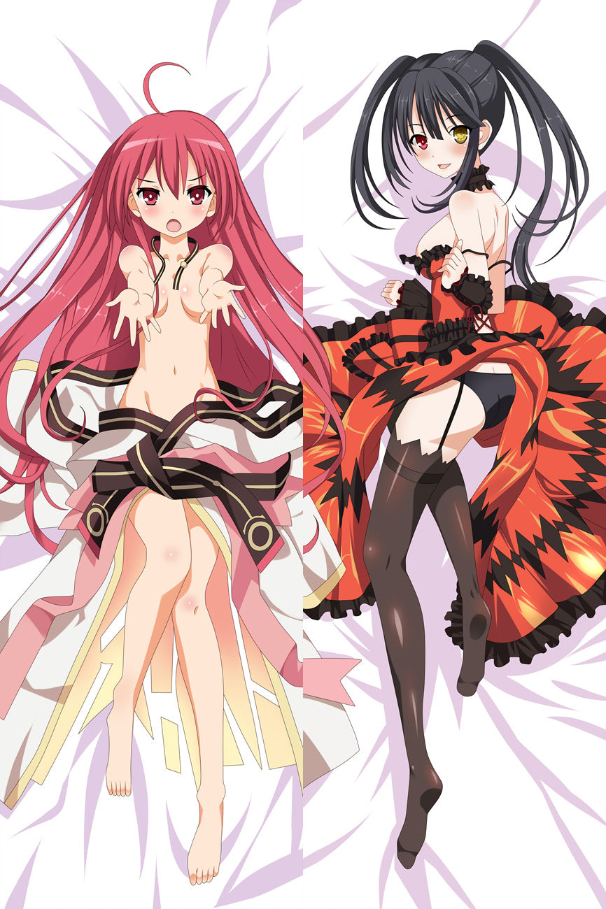 Date A Live Kurumi Tokisaki Kotori Itsuka Anime Dakimakura Pillow Case image 0