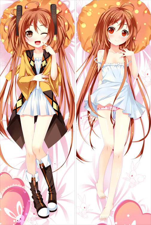 Black Bullet Enju Aihara Anime Dakimakura Japanese Pillow Cover image 0