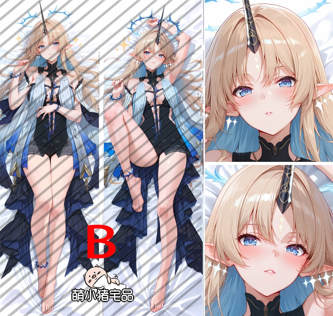 Wuthering Waves Cartethyia Anime Dakimakura Pillow Cover image 0