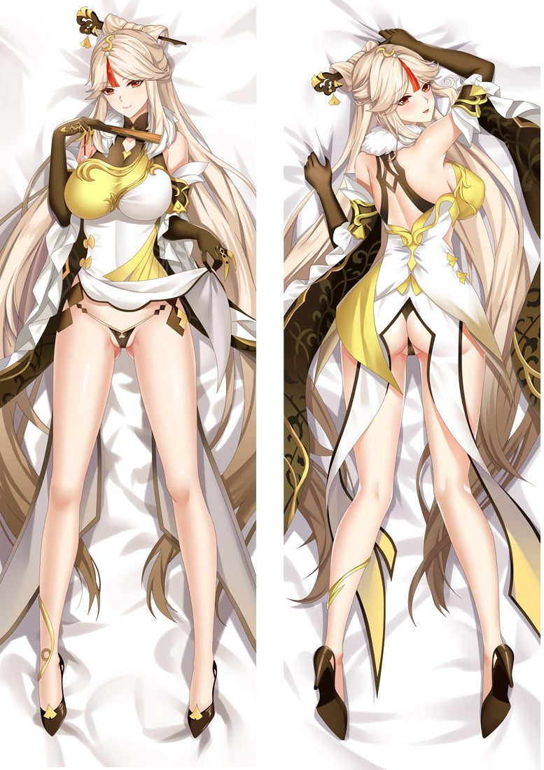 Genshin Impact Ningguang Anime Dakimakura Body Pillow Cover image 0