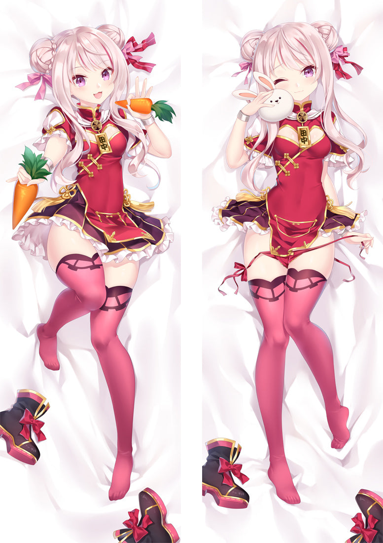 Virtual YouTuber TanakaHime Anime Dakimakura Pillow Cover image 0