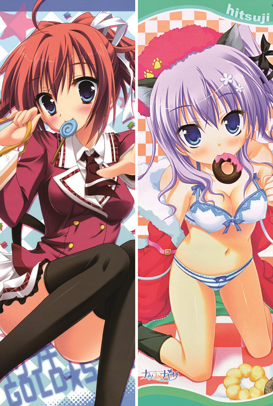 Natsuyume Nagisa Haotone Tsubasa Anime Dakimakura Pillow Cover image 0