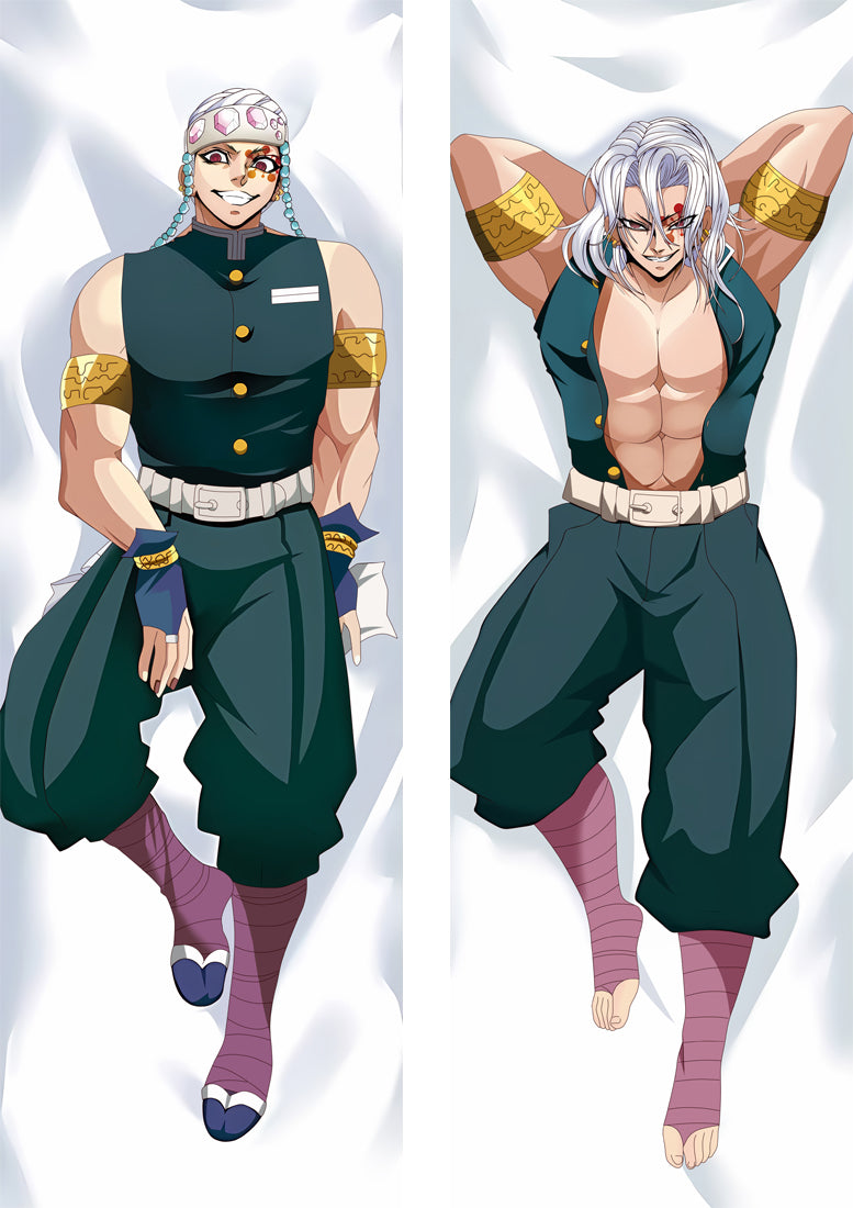 Demon Slayer: Kimetsu no Yaiba Uzui Tengen Anime Dakimakura Body Pillow Cover image 0