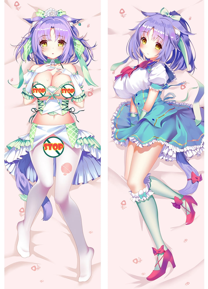 Nekopara Cinnamon Anime Dakimakura Waifu Pillow Case image 0