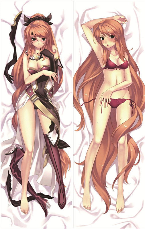 Record of Agarest War Zero Ellis Anime Dakimakura Japanese Pillow Cover image 0