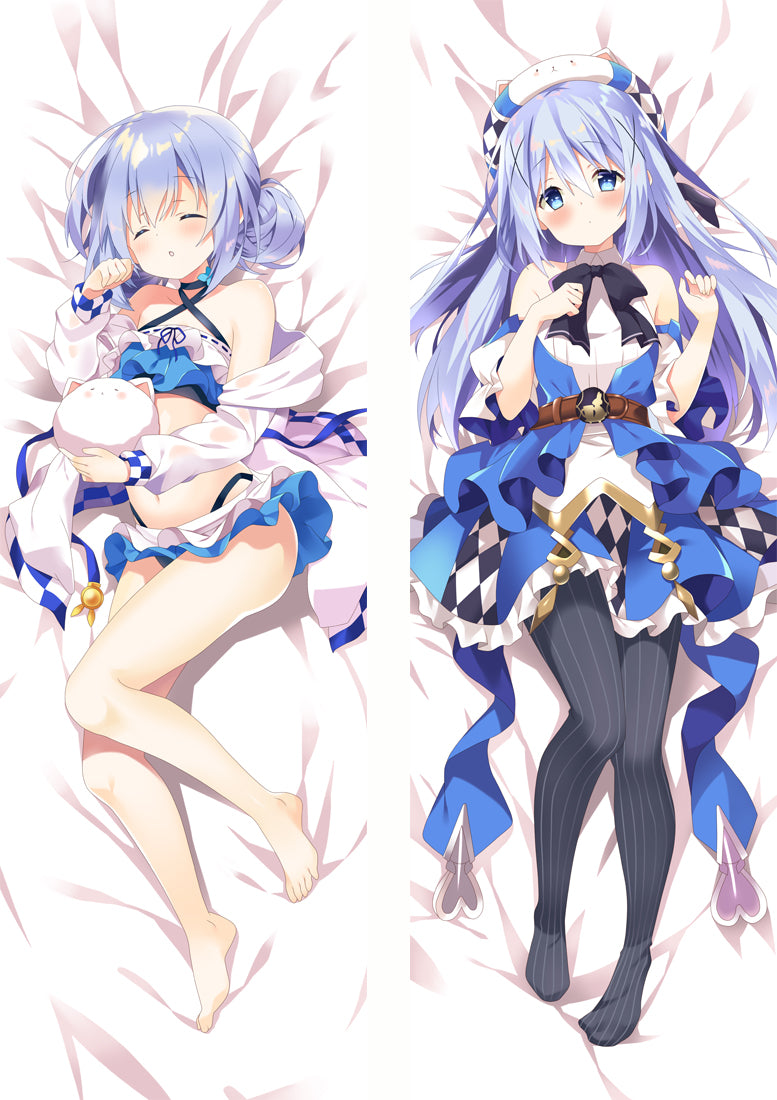 Is the Order a Rabbit? Kafuu Chino Anime Dakimakura Pillow Cover image 0