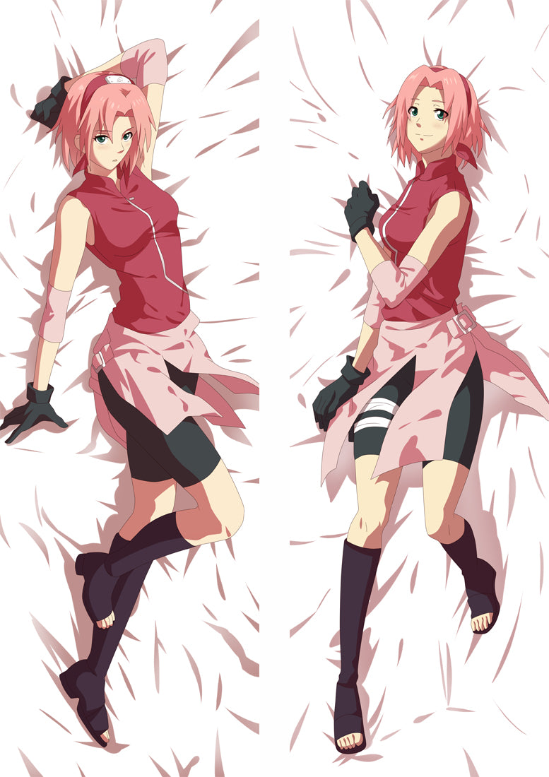 Naruto Sakura Haruno Anime Dakimakura Pillow Cover image 0